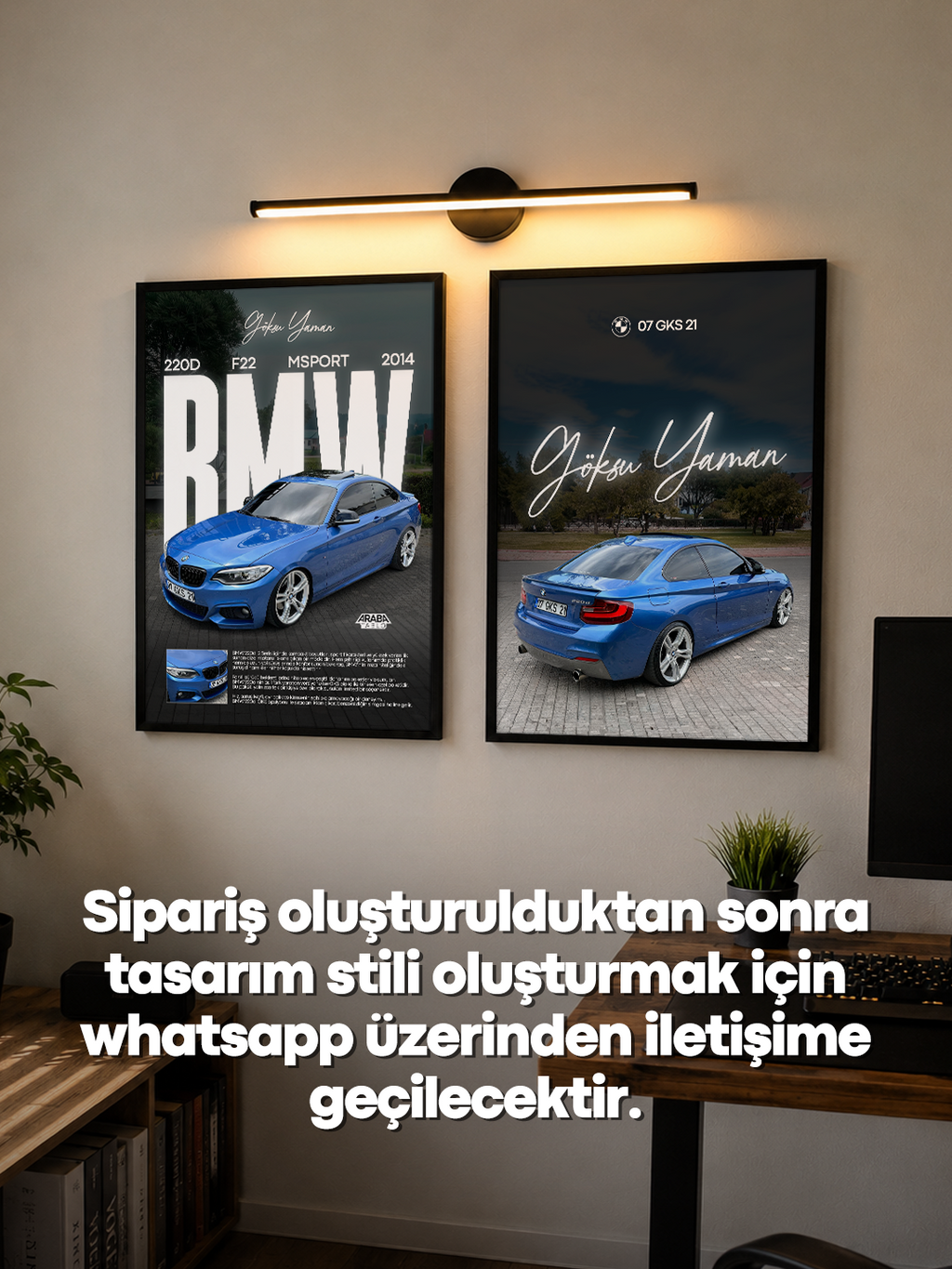 2'li Kişiye Özel Araba Tablosu
