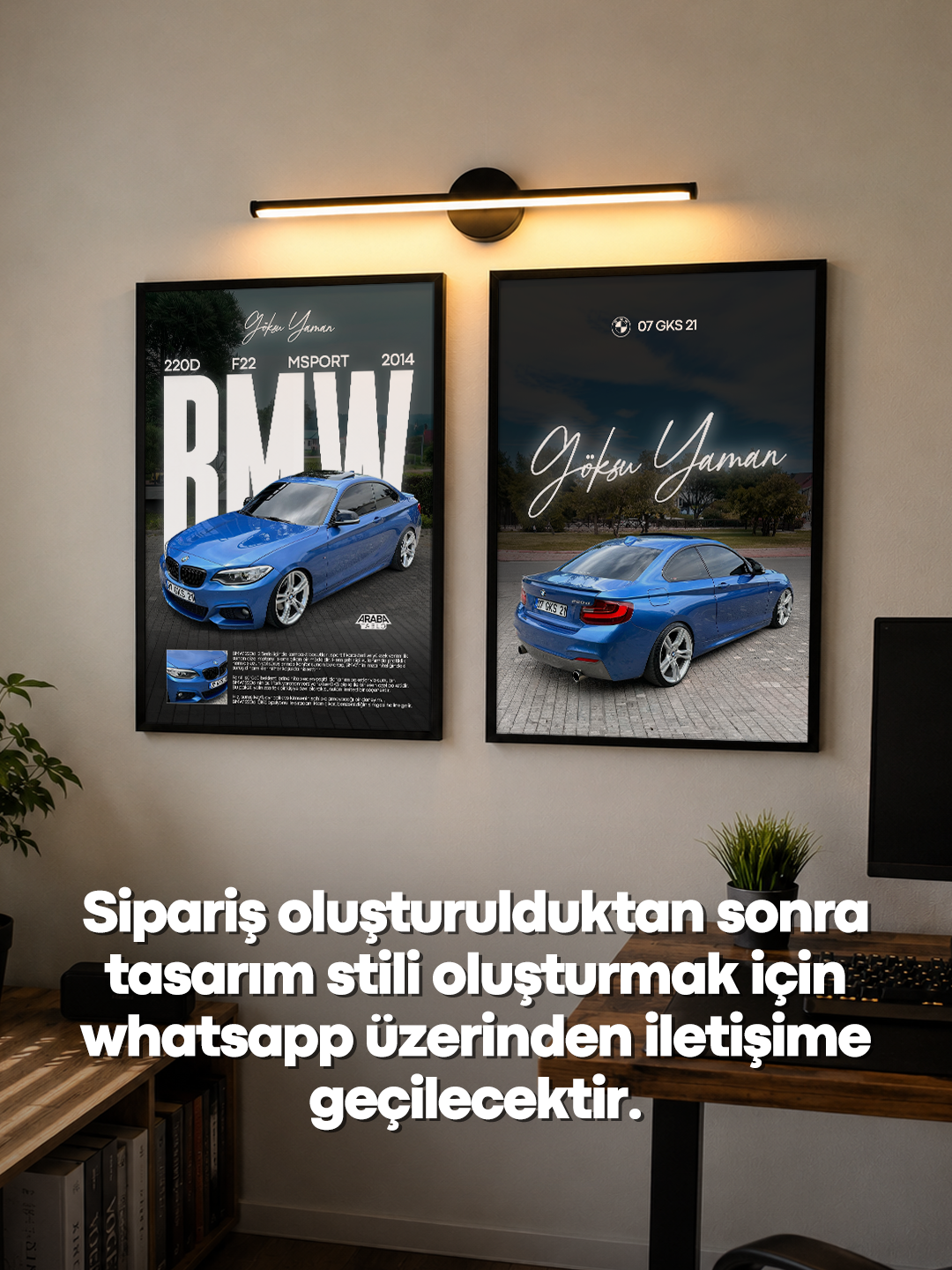 2'li Kişiye Özel Araba Tablosu