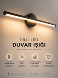 Pilli Led Duvar Işığı