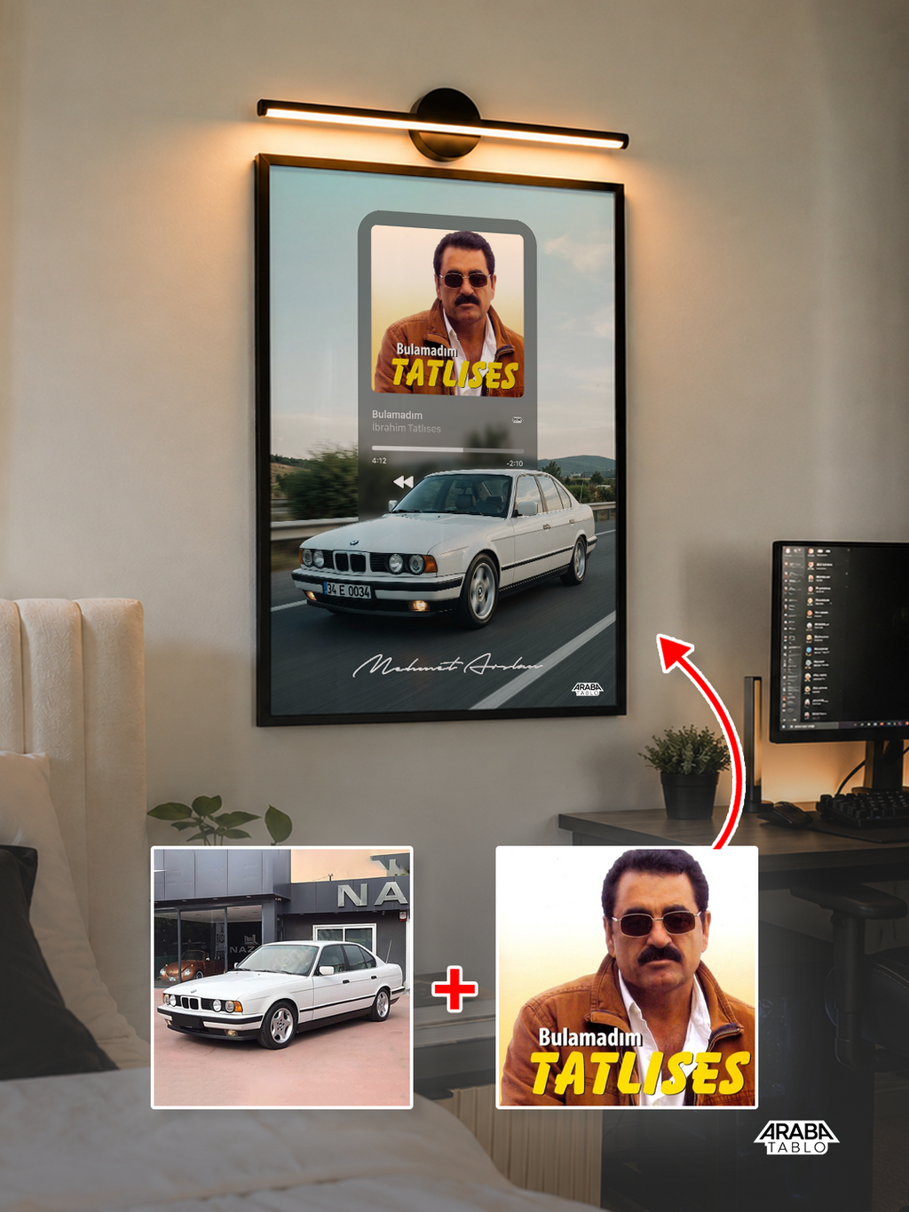 Spotify Araba Tablosu (NFC Özellikli)