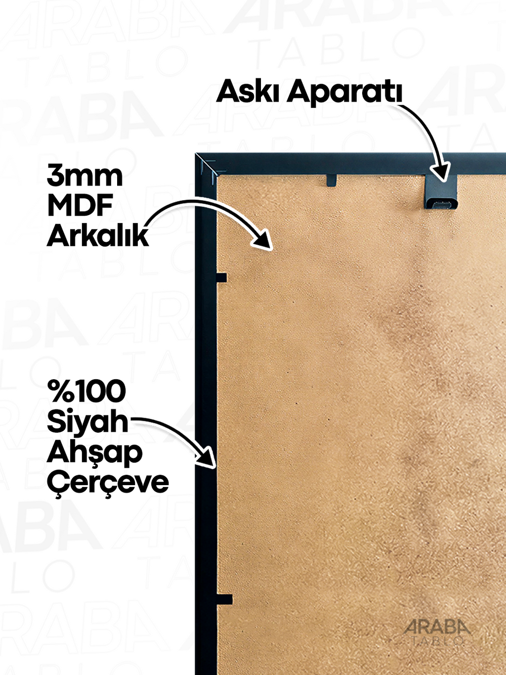 2'li Kişiye Özel Araba Tablosu