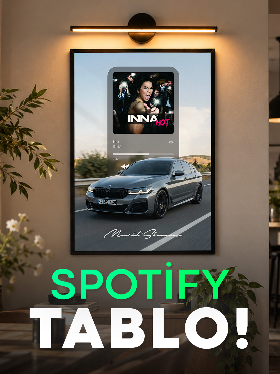 Spotify Araba Tablosu (NFC Özellikli)