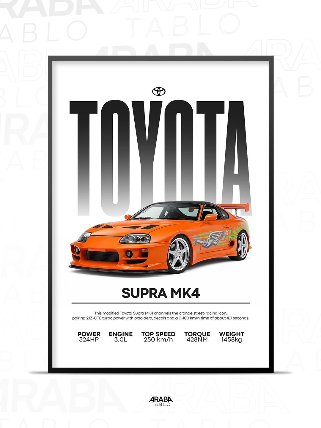 Toyota Supra Mk4 Fast & Furious